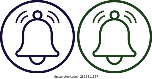 Loud alarm clock ringing with sound waves vector icon