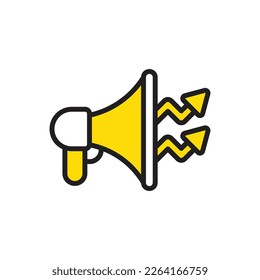 Loud Announcement Icon Vector Illustration