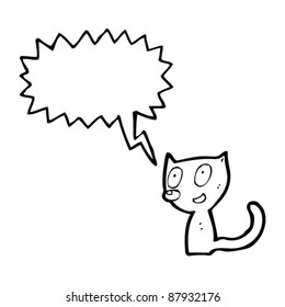 loud cat cartoon