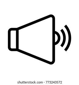   loud line icon