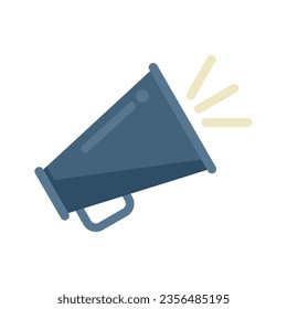 Loud news icon flat vector. Camera press. Crew media isolated