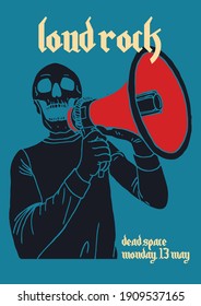 Loud Rock Gig Poster Flyer Template