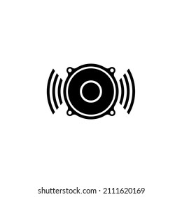 vector de icono del altavoz de sonido fuerte