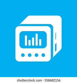 loud speaker with equalizer icon illustration isolated vector sign symbol