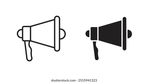 Loud Speaker flat simple vector symbols illustration.