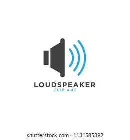 Loud speaker graphic design template