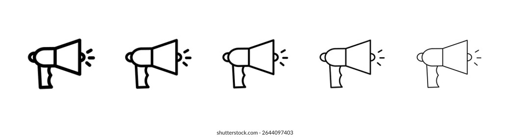 Conceito de ícone de alto-falante alto-falante. design gráfico, logotipo, Web, UI.