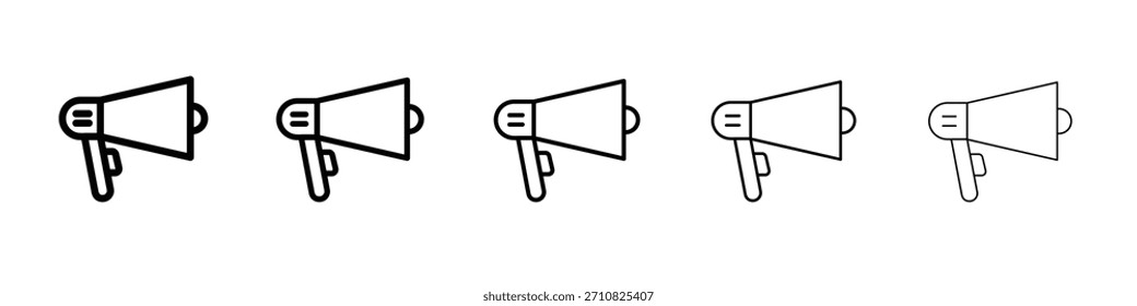 Loud Speaker Icon Design, Logo, App, UI. Vektorgrafik, EPS