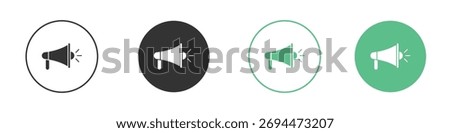 Loud Speaker icon for design and web.