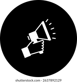 Loud Speaker Icon Element For Design