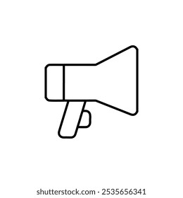 Lautsprechersymbol Flaches Logo, isoliertes Symbol