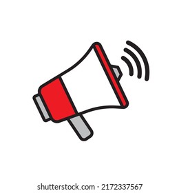icono del altavoz fuerte Megaphone aislado
