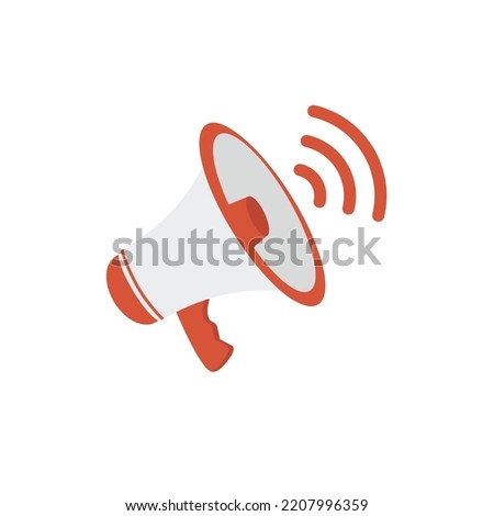 loud speaker icon Megaphone isolated