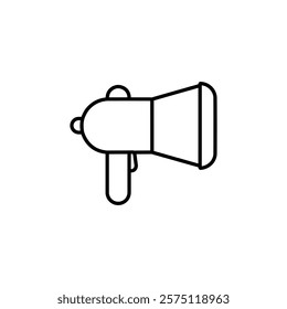 loud speaker icon Simple outline illustration