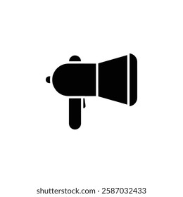 loud speaker icon Simple thin line logo