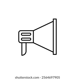 loud speaker icon vector symbol isolated