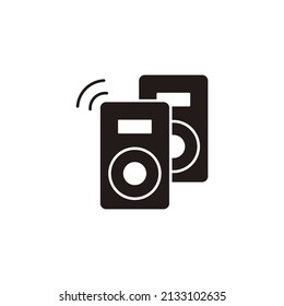 loud Speaker icons  symbol vector elements for infographic web