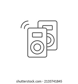 loud Speaker icons  symbol vector elements for infographic web
