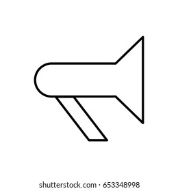 Loud Speaker line icon. Icon for web and mobile interface