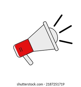 Loud speaker or megaphone icon.