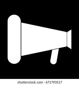 Loud speaker or megaphone icon .