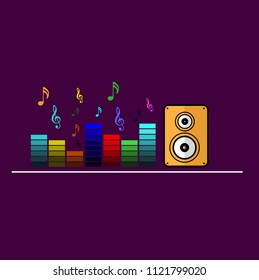 Loud Speaker Music Vector 