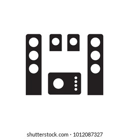 loud speaker set icon illustration isolated vector sign symbol