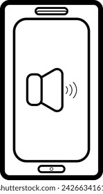 Loud Speaker sound Filled Audio icon