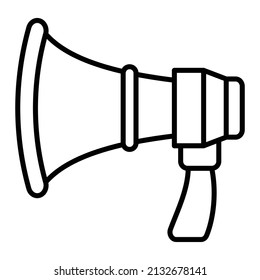 Loud Speaker vector icon. Can be used for printing, mobile and web applications.