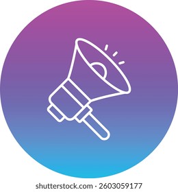 Loud Speaker vector icon. Can be used for printing, mobile and web applications.