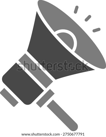 Loud Speaker vector icon. Can be used for printing, mobile and web applications.