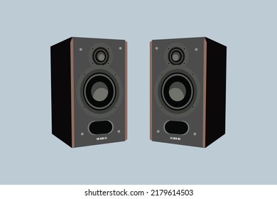 loud speakers stereo bass box