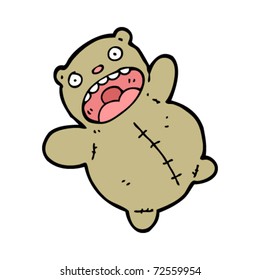 loud teddy bear cartoon