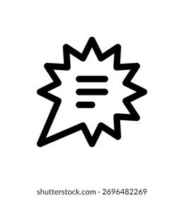 Design vetorial alto do alto-falante do megafone do grito, ideal para anúncio, protesto e temas de marketing