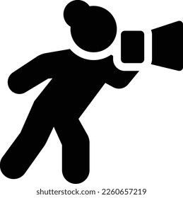 ilustración de vector alto en un fondo transparente. Símbolos de calidad superior. Iconos vectoriales de glifos para diseño de conceptos y gráficos.