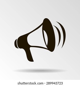 Loudhailer Symbol Stock Vector (Royalty Free) 289943723 | Shutterstock