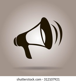 Loud-hailer symbol