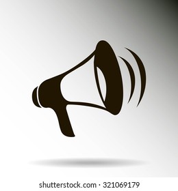 Loud-hailer symbol