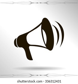 Loud-hailer symbol
