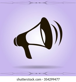 Loud-hailer symbol