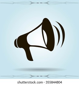 Loud-hailer symbol