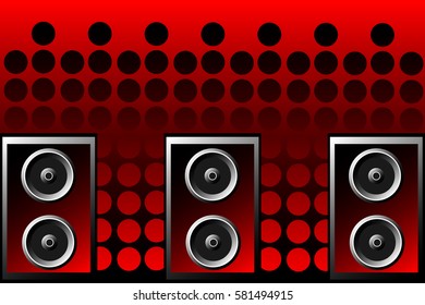 loudspeaker art graphic background design.vector and illustration