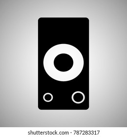 loudspeaker bass icon