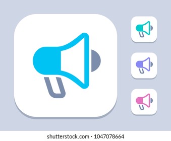 Loudspeaker - Bright Icons. A professional, pixel-aligned icon.