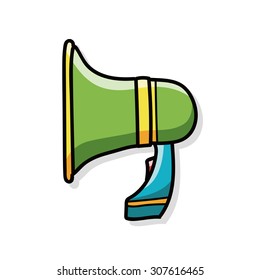 loudspeaker color doodle