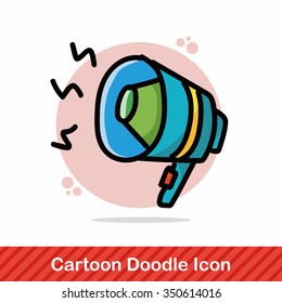 loudspeaker color doodle