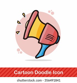 loudspeaker color doodle