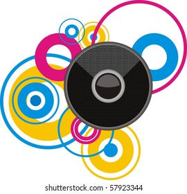 Loudspeaker colorful 2