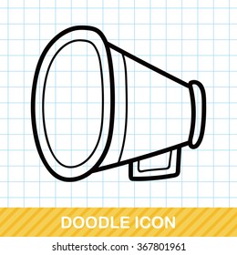 loudspeaker doodle