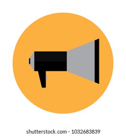 loudspeaker flat icon